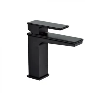 Смеситель для раковины Grocenberg GB2088, черный матовый