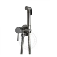 Смеситель встраиваемый с гигиеническим душем FILARETE Roun FL100, графит