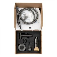 Смеситель встраиваемый с гигиеническим душем FILARETE Roun FL100, графит