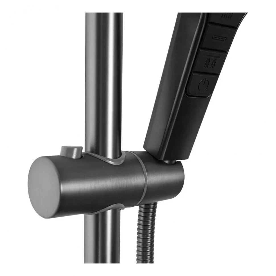 Душевая система Hansberge H5065, графит