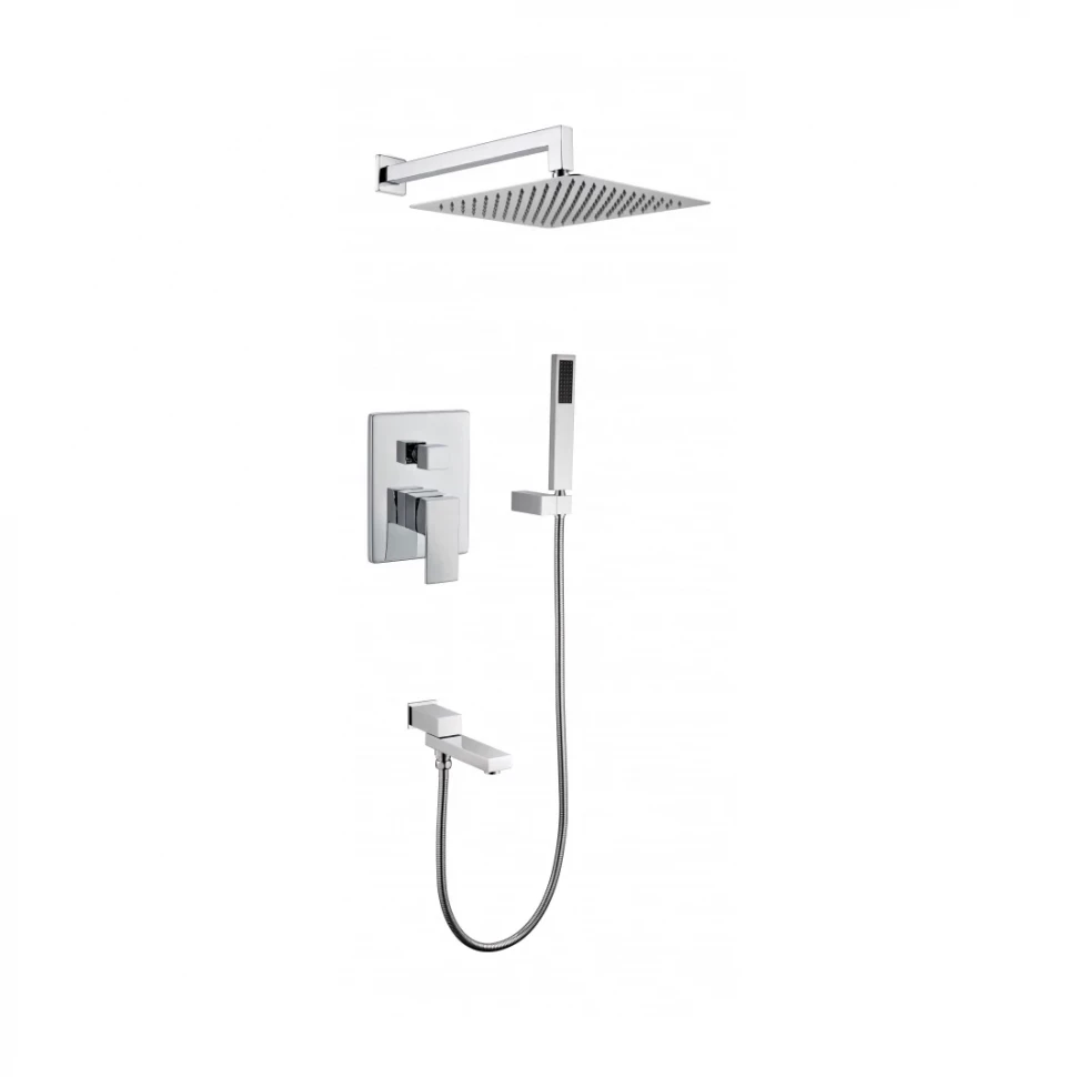 Душевая система скрытого монтажа Grocenberg GB5089CR-1, хром