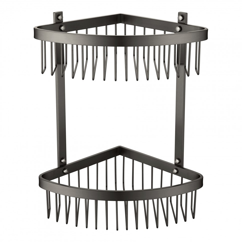 Полка корзина угловая Grocenberg AC0077BG, графит