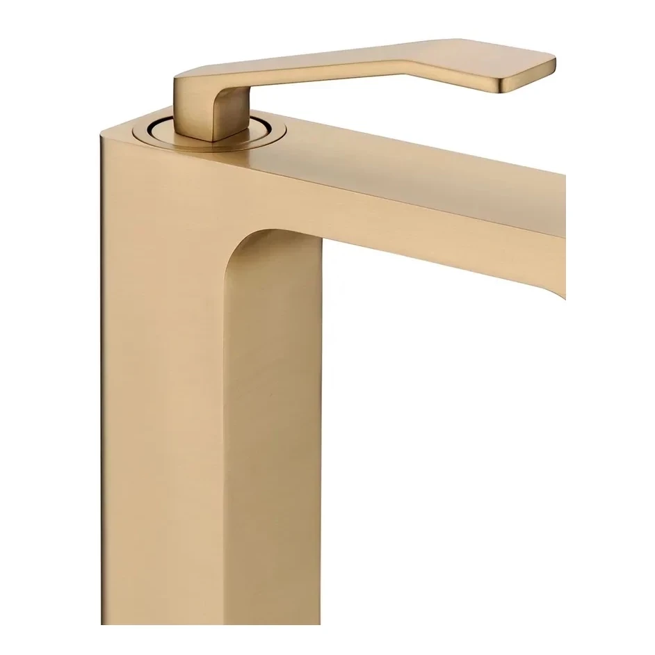 Смеситель для раковины Grocenberg GB2090, матовое золото