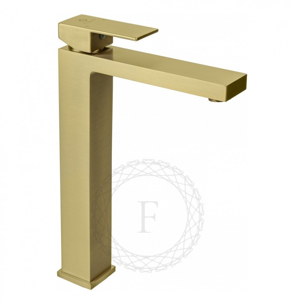 Смеситель для раковины FILARETE Fing FL6040, матовое золото