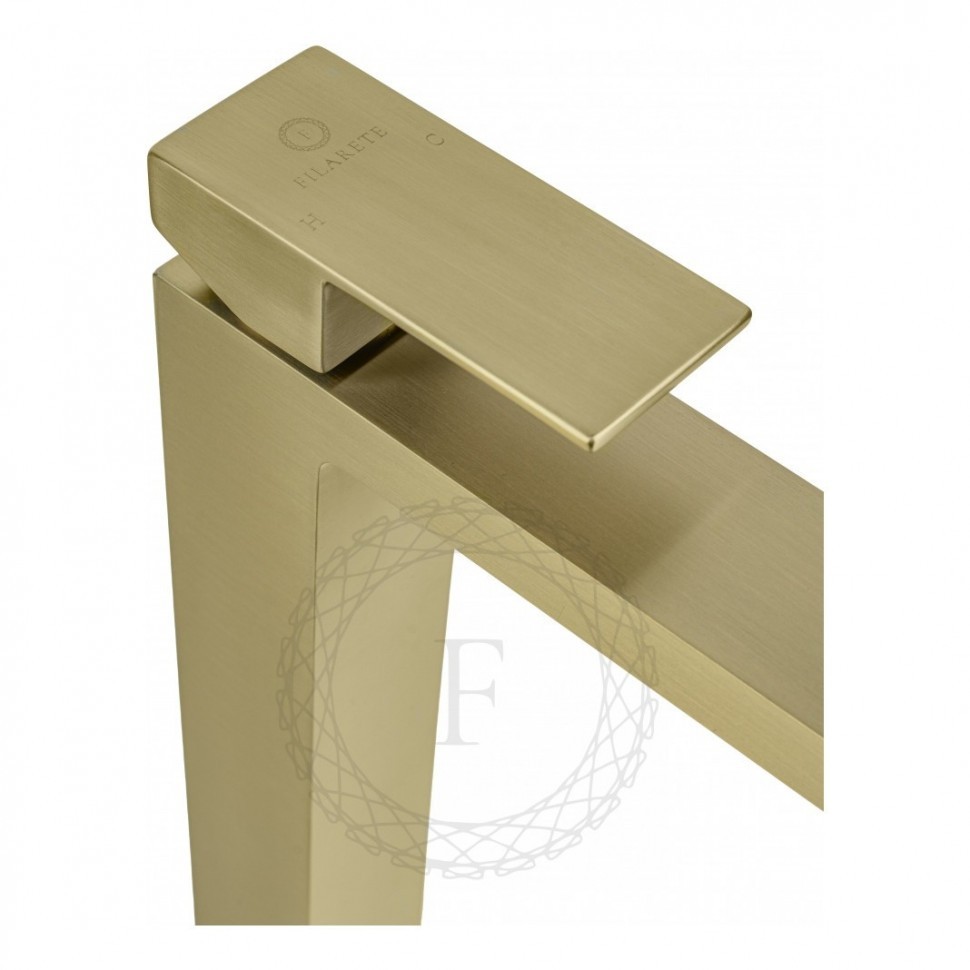 Смеситель для раковины FILARETE Fing FL6040, матовое золото