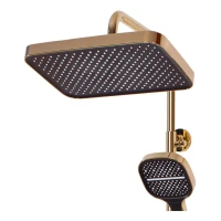 Душевая система Hansberge H5068, золото глянец