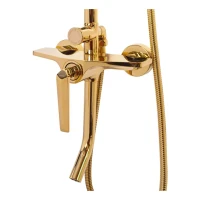 Душевая система Hansberge H5068, золото глянец