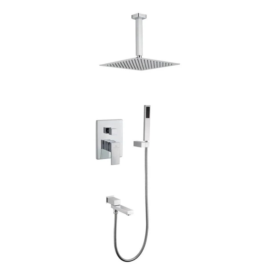 Душевая система скрытого монтажа Grocenberg GB5089CR-2, хром