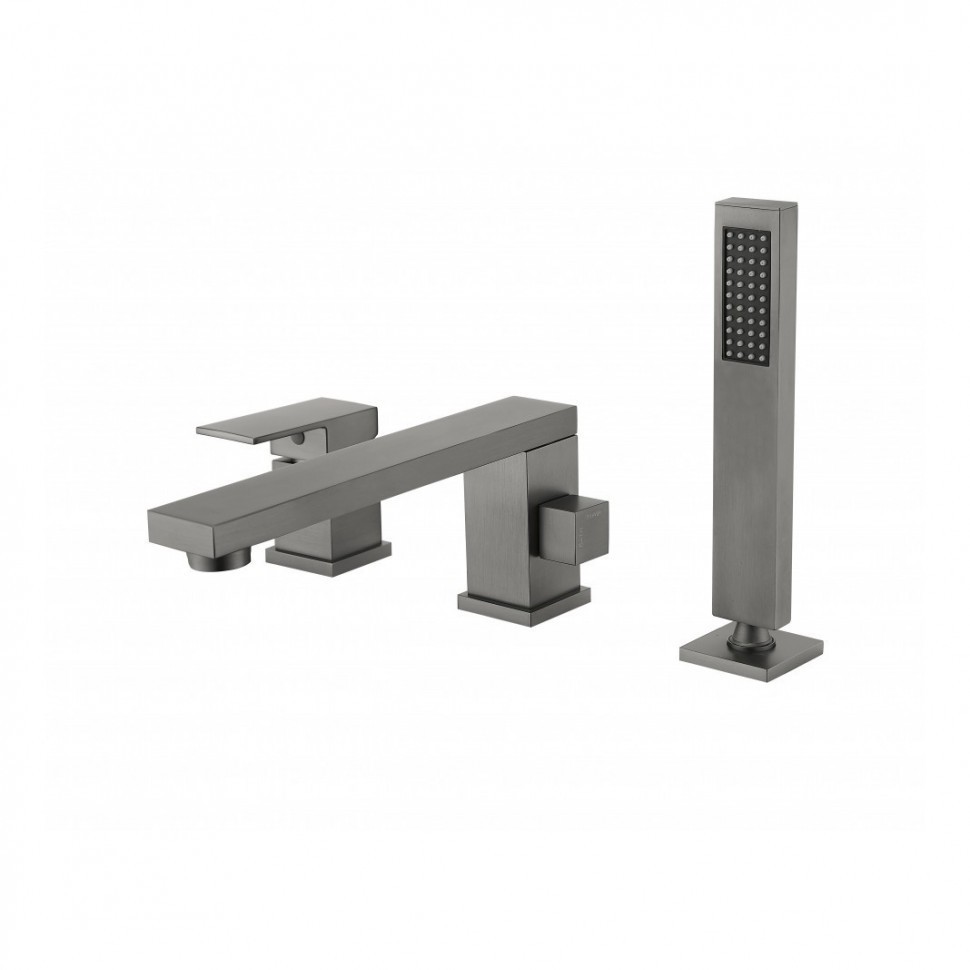 Смеситель на борт ванны Grocenberg GB6008, графит