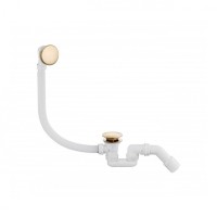 Автоматический слив-перелив для ванны Grocenberg GB230, матовое золото