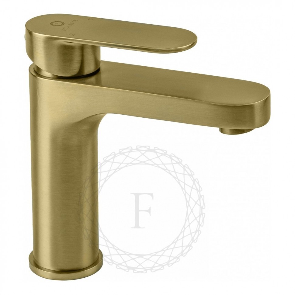 Смеситель для раковины FILARETE Retta FL5030, матовое золото