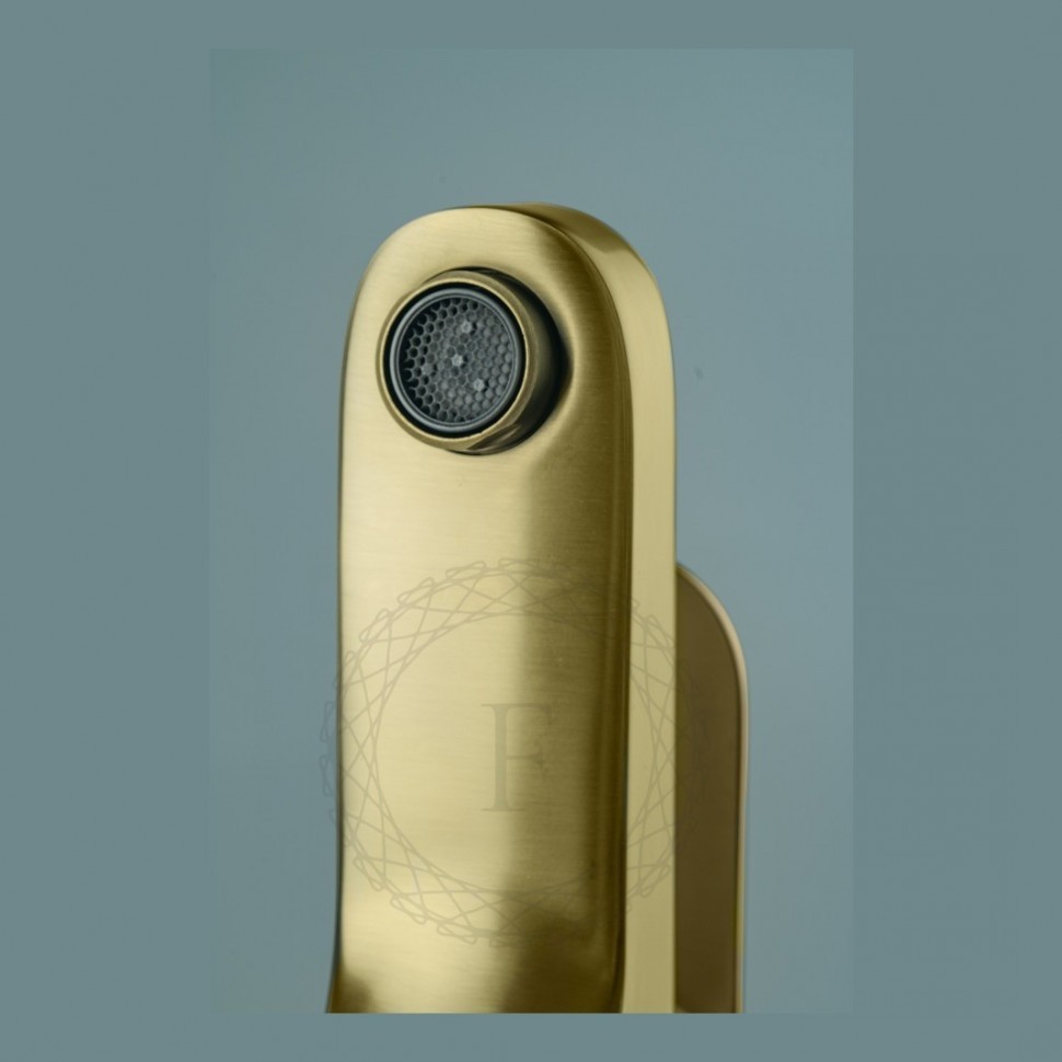 Смеситель для раковины FILARETE Retta FL5030, матовое золото