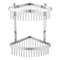 Полка корзина угловая Grocenberg AC0077CR, хром