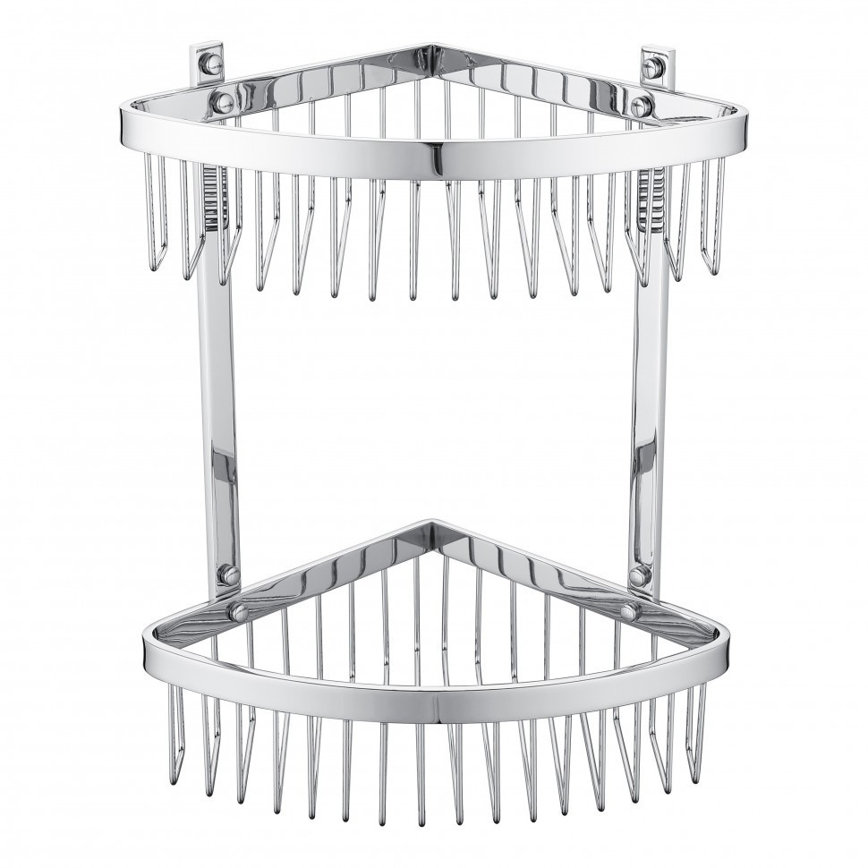 Полка корзина угловая Grocenberg AC0077CR, хром