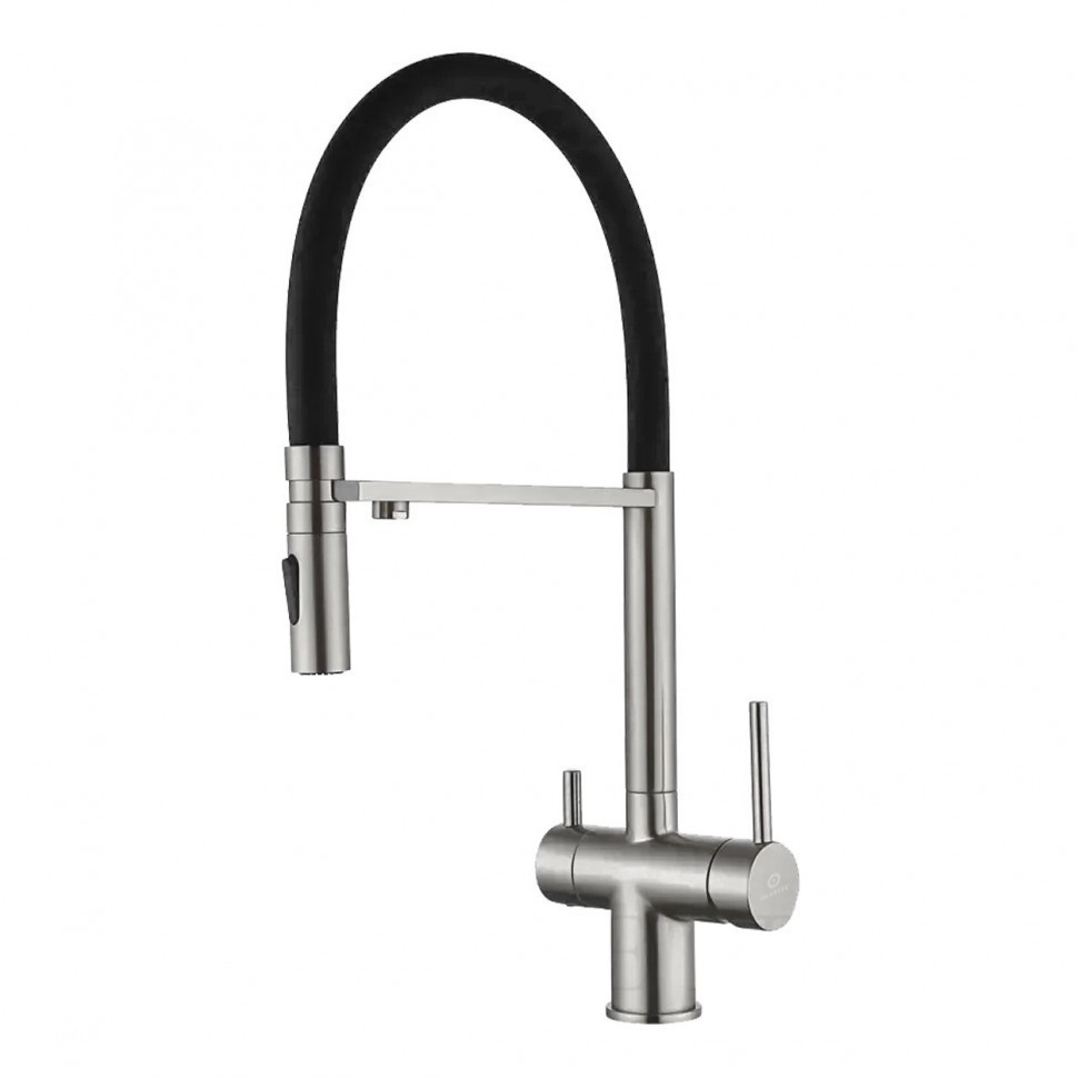 Смеситель для кухни под фильтр на магните FILARETE FL3020, никель