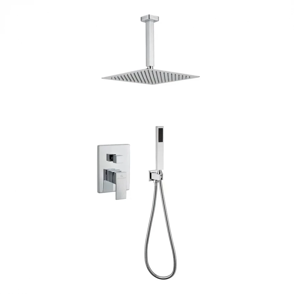 Душевая система скрытого монтажа Grocenberg GB5089CR-4, хром