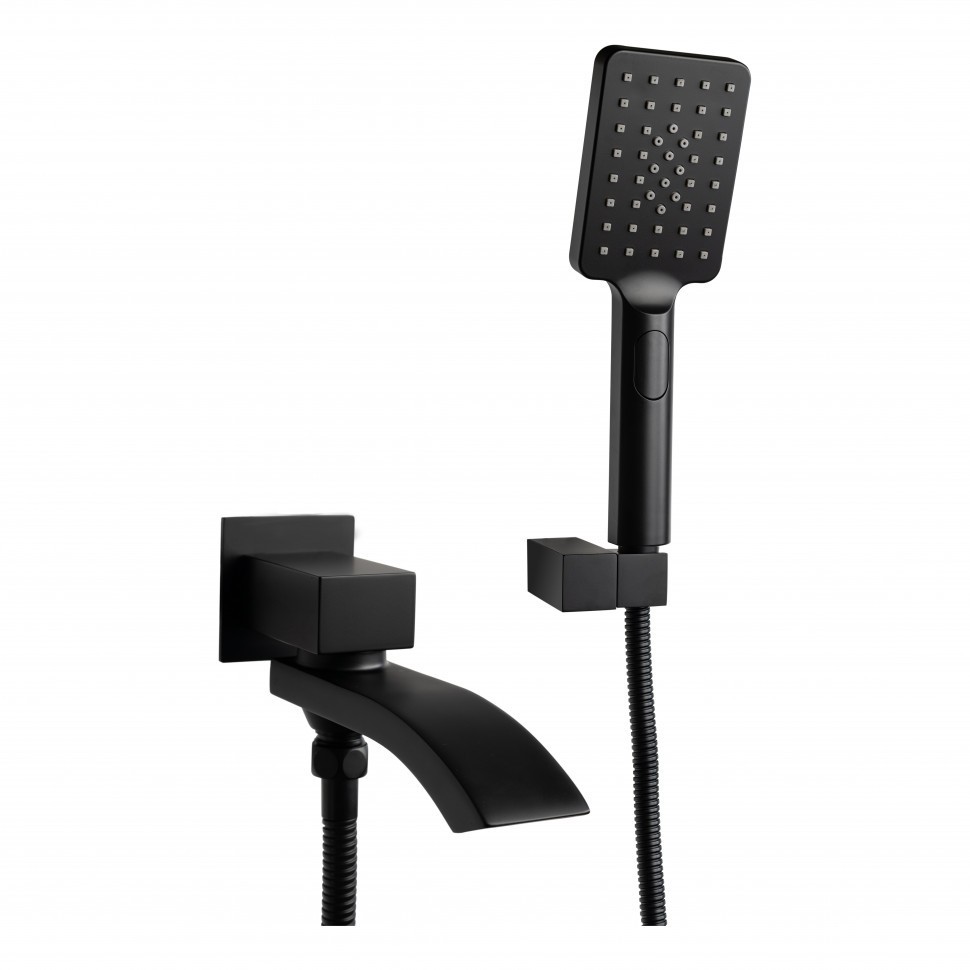 Душевая система скрытого монтажа FILARETE Waterfall FL1012, черный матовый