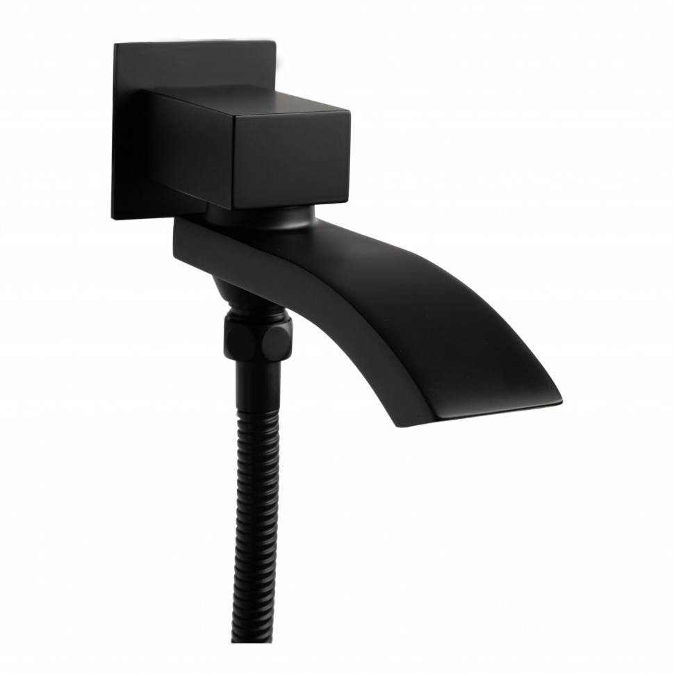 Душевая система скрытого монтажа FILARETE Waterfall FL1012, черный матовый