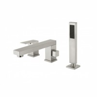 Смеситель на борт ванны Grocenberg GB6008, никель