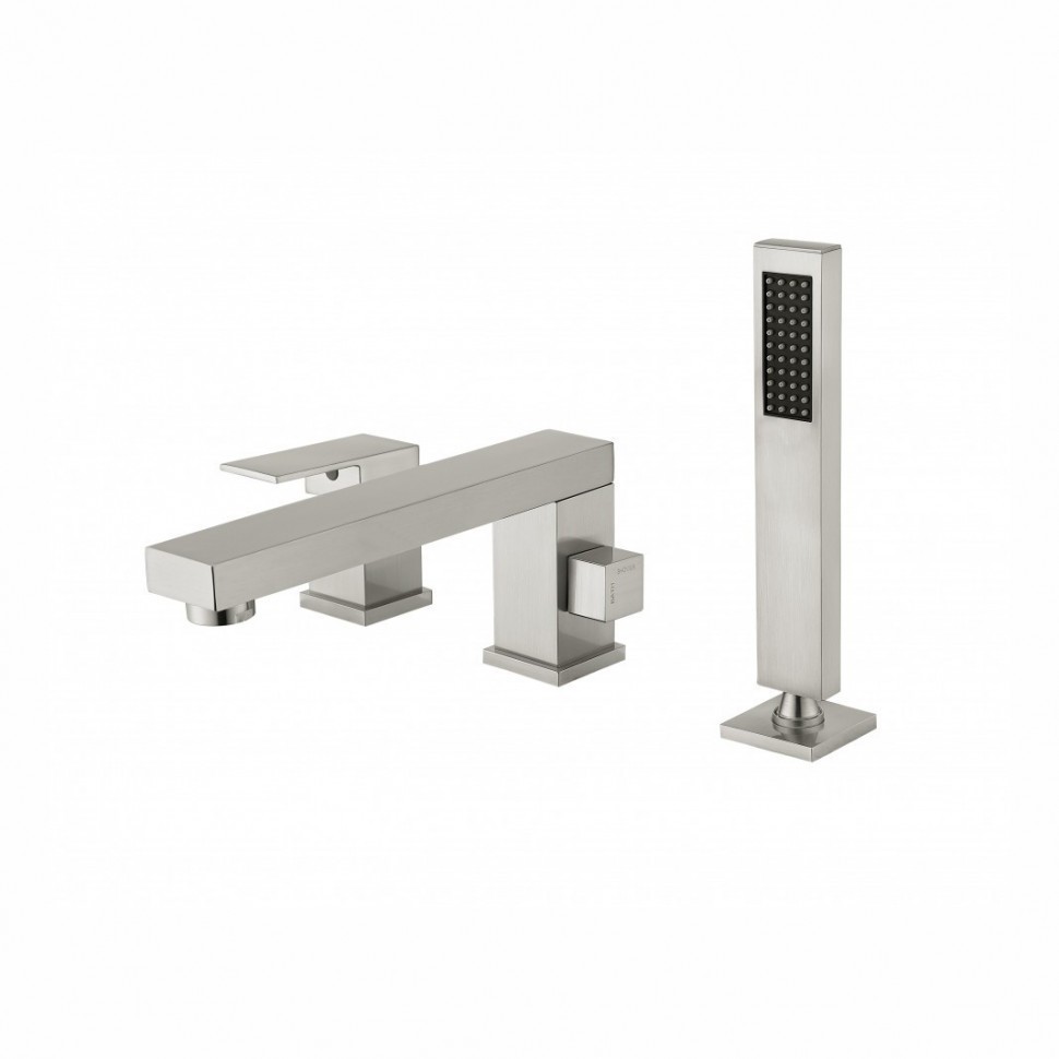 Смеситель на борт ванны Grocenberg GB6008, никель