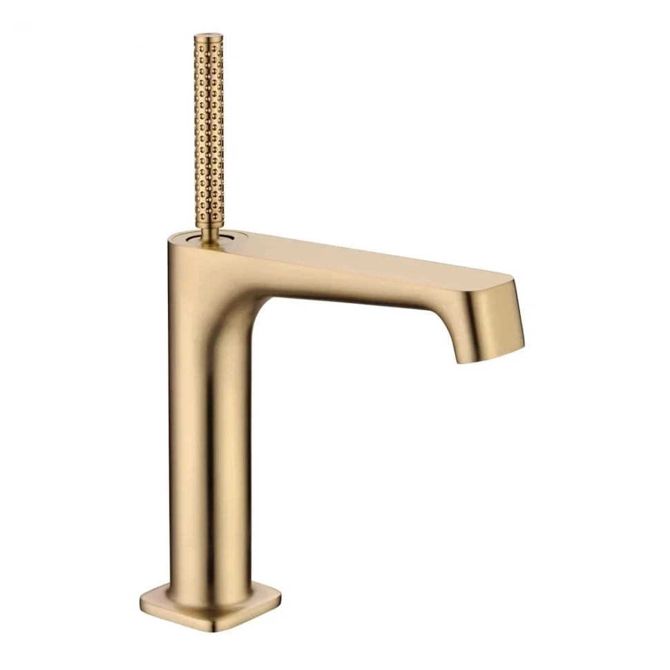 Смеситель для раковины Grocenberg GB2091, матовое золото