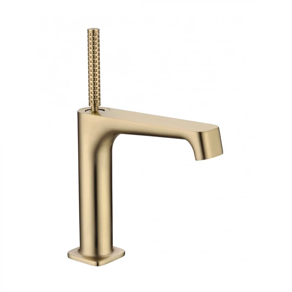 Смеситель для раковины Grocenberg GB2091, матовое золото