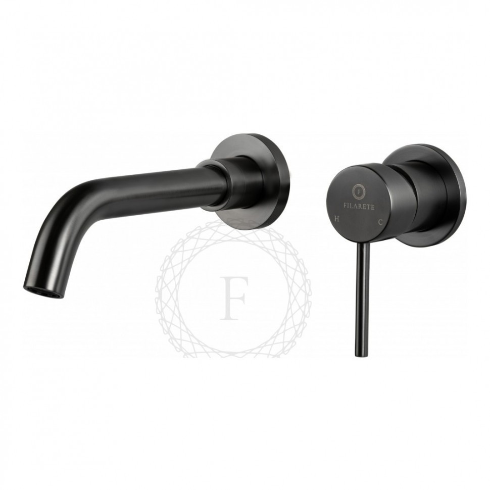 Смеситель для раковины FILARETE Roun FL4020, графит