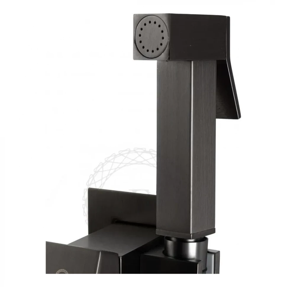 Смеситель встраиваемый с гигиеническим душем FILARETE Fing FL101, графит