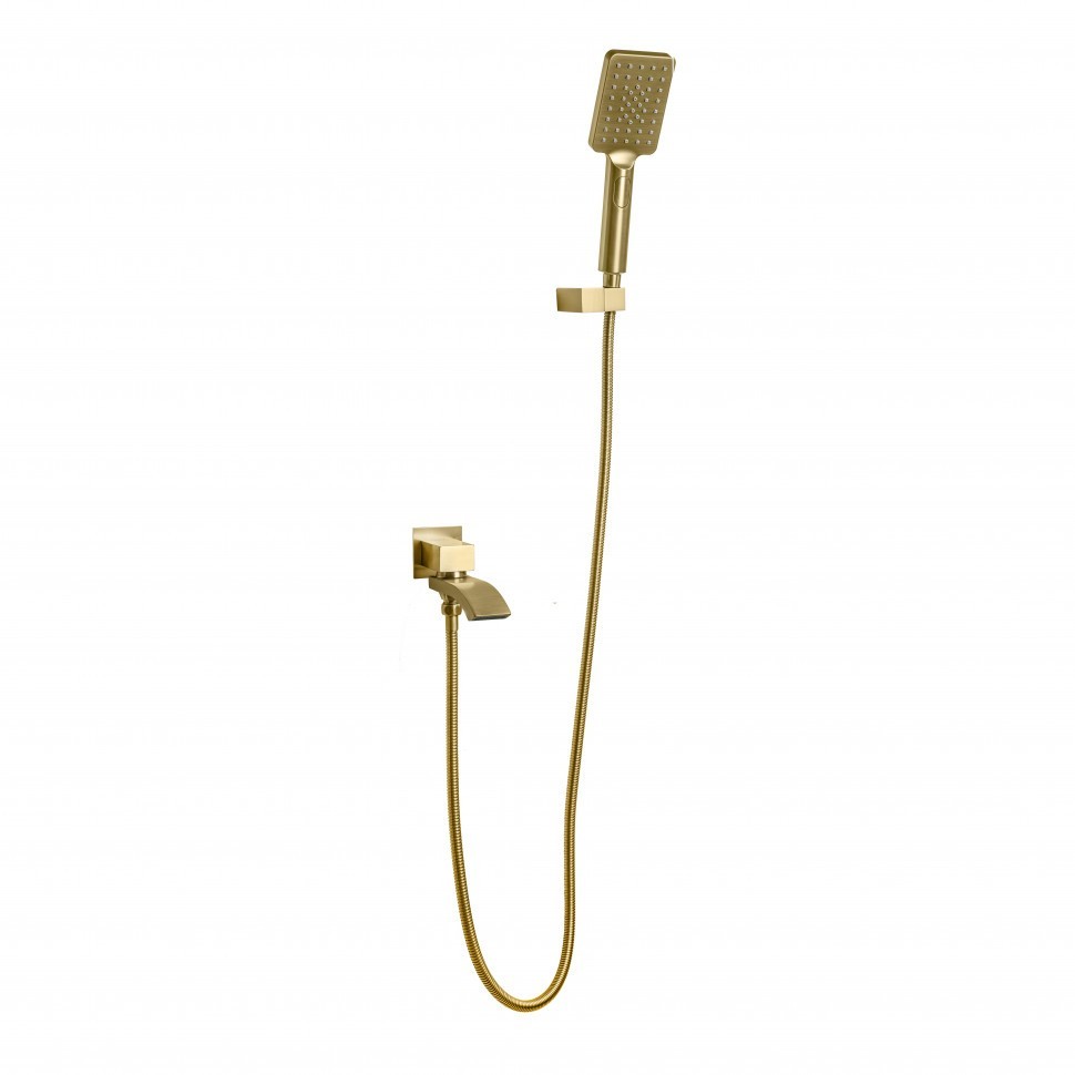 Душевая система скрытого монтажа FILARETE Waterfall FL1012, матовое золото