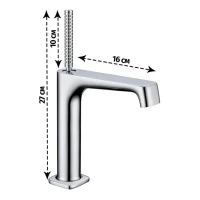 Смеситель для раковины Grocenberg GB2091, хром
