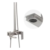 Душевая система Hansberge H5070, никель