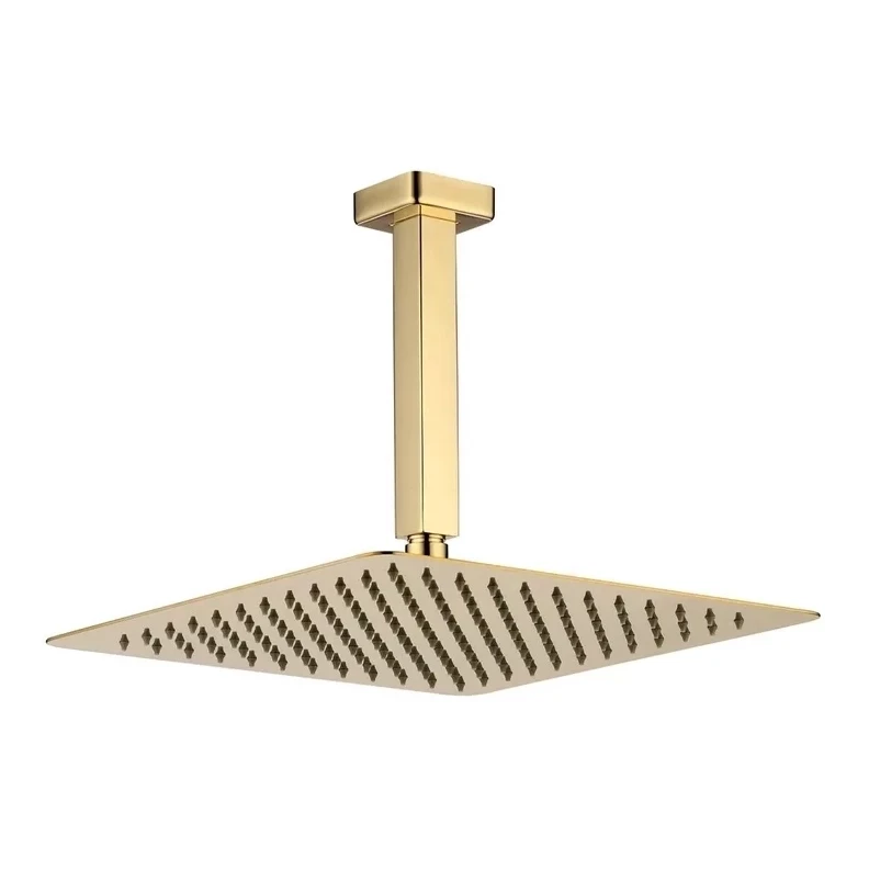 Душевая система скрытого монтажа Grocenberg GB5089GO-2, золото глянец