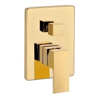 Душевая система скрытого монтажа Grocenberg GB5089GO-2, золото глянец