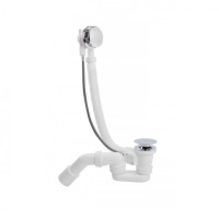 Полуавтоматический слив-перелив для ванны Grocenberg GB240, хром