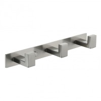 Полотенцедержатель на планке тройной Grocenberg AC0013, никель