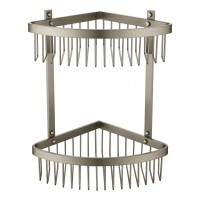 Полка корзина угловая Grocenberg AC0077NK, никель