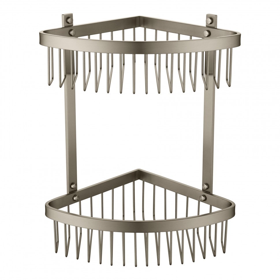 Полка корзина угловая Grocenberg AC0077NK, никель