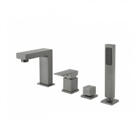 Смеситель на борт ванны Grocenberg GB6008-1, графит