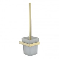 Настенный ёршик для унитаза Grocenberg AC0026, матовое золото