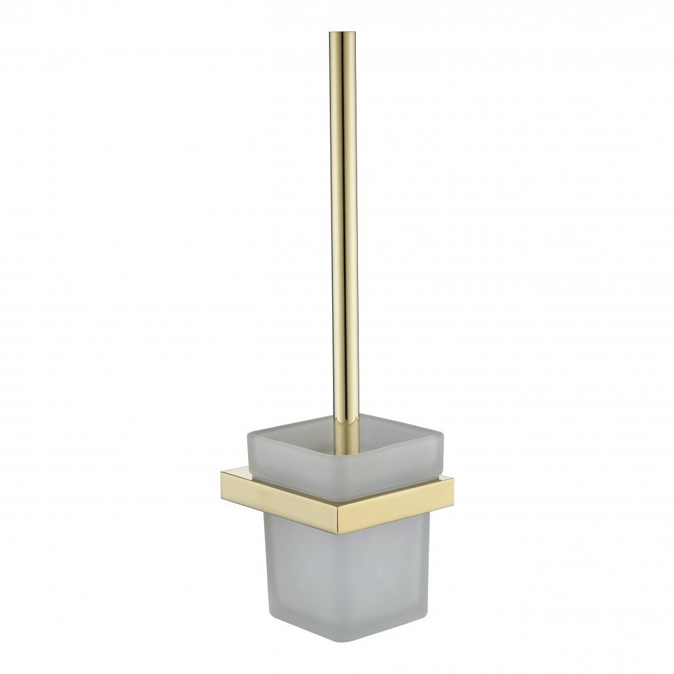 Настенный ёршик для унитаза Grocenberg AC0026, матовое золото