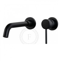 Смеситель для раковины FILARETE Roun FL4020, черный матовый