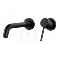 Смеситель для раковины FILARETE Roun FL4020, черный матовый