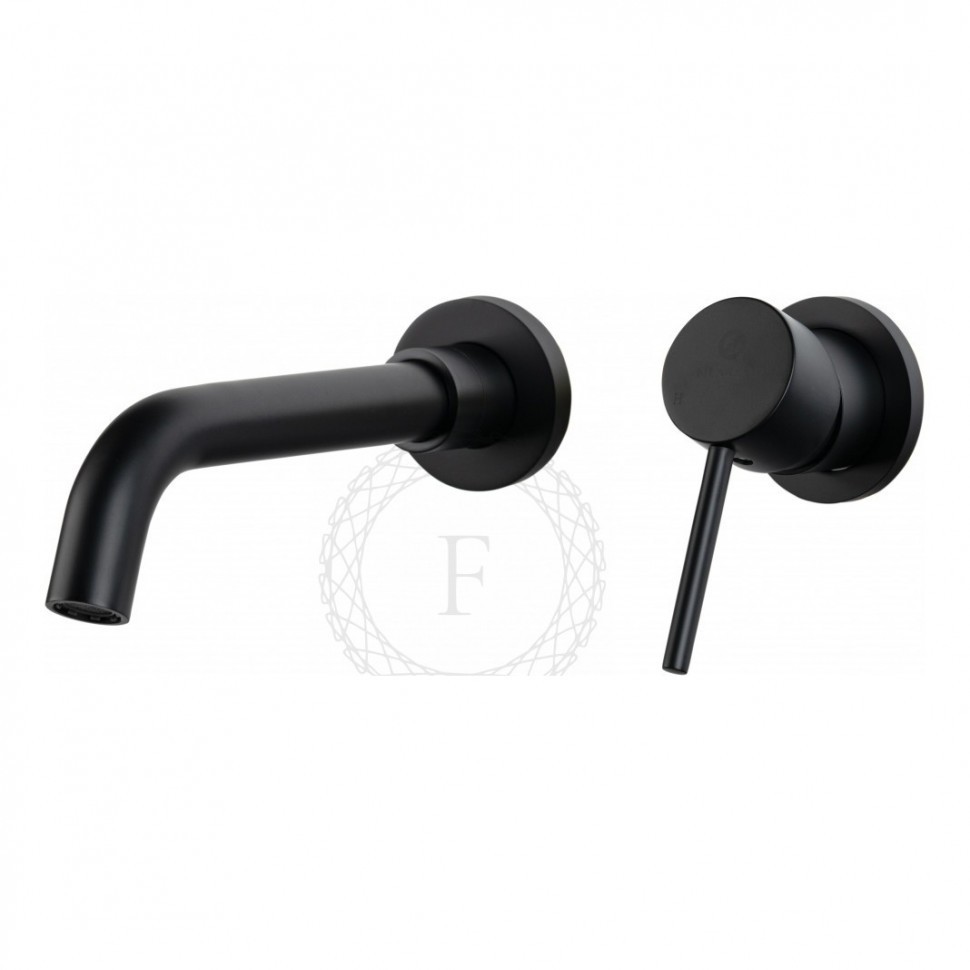 Смеситель для раковины FILARETE Roun FL4020, черный матовый