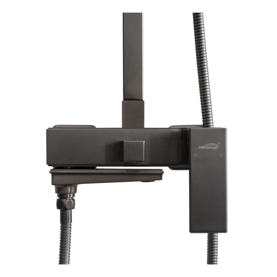 Душевая система Hansberge H5070, графит