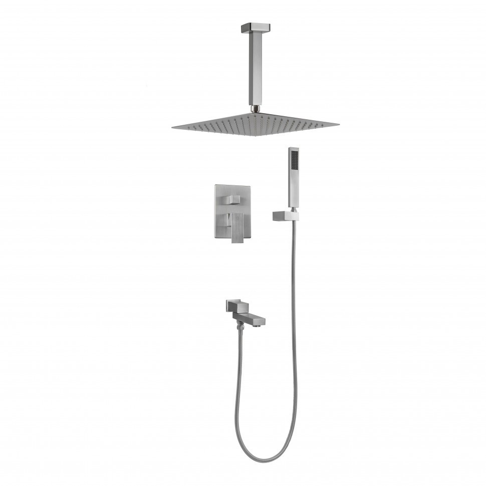 Душевая система скрытого монтажа FILARETE Fing FL1042, никель