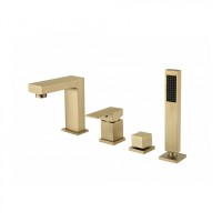 Смеситель на борт ванны Grocenberg GB6008-1, матовое золото Смеситель на борт ванны Grocenberg GB6008-1, матовое золото