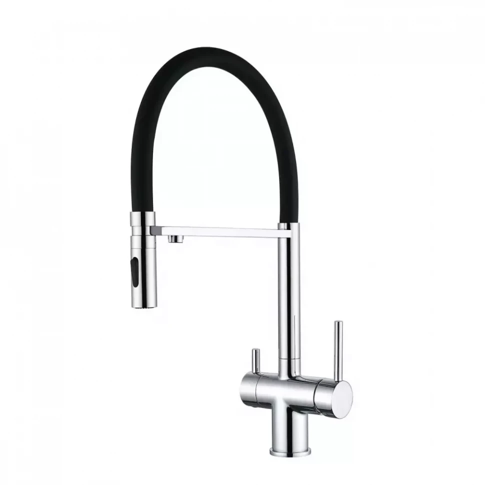 Смеситель для кухни под фильтр на магните Grocenberg GB4096, хром