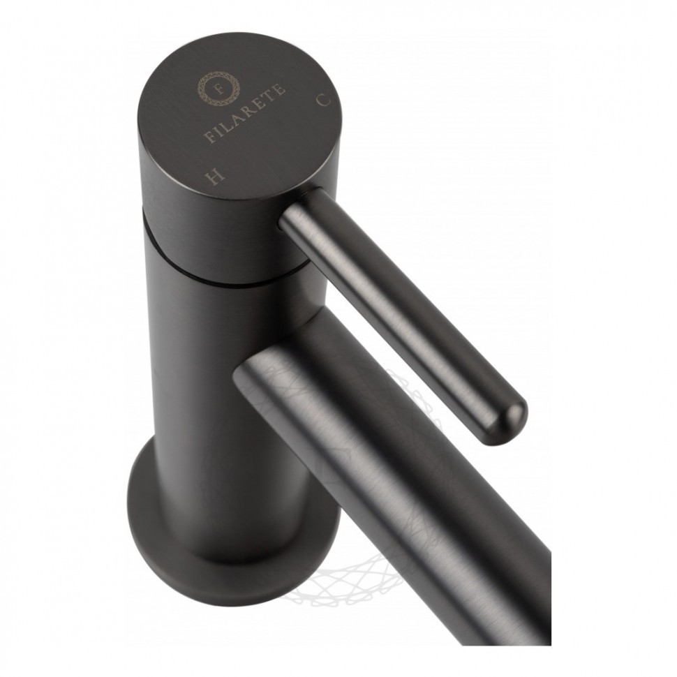 Смеситель для раковины FILARETE Roun FL5020, графит