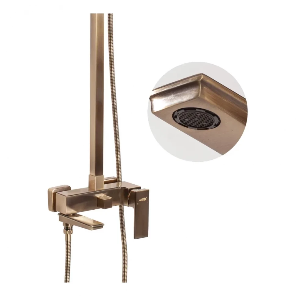 Душевая система Hansberge H5070, бронза