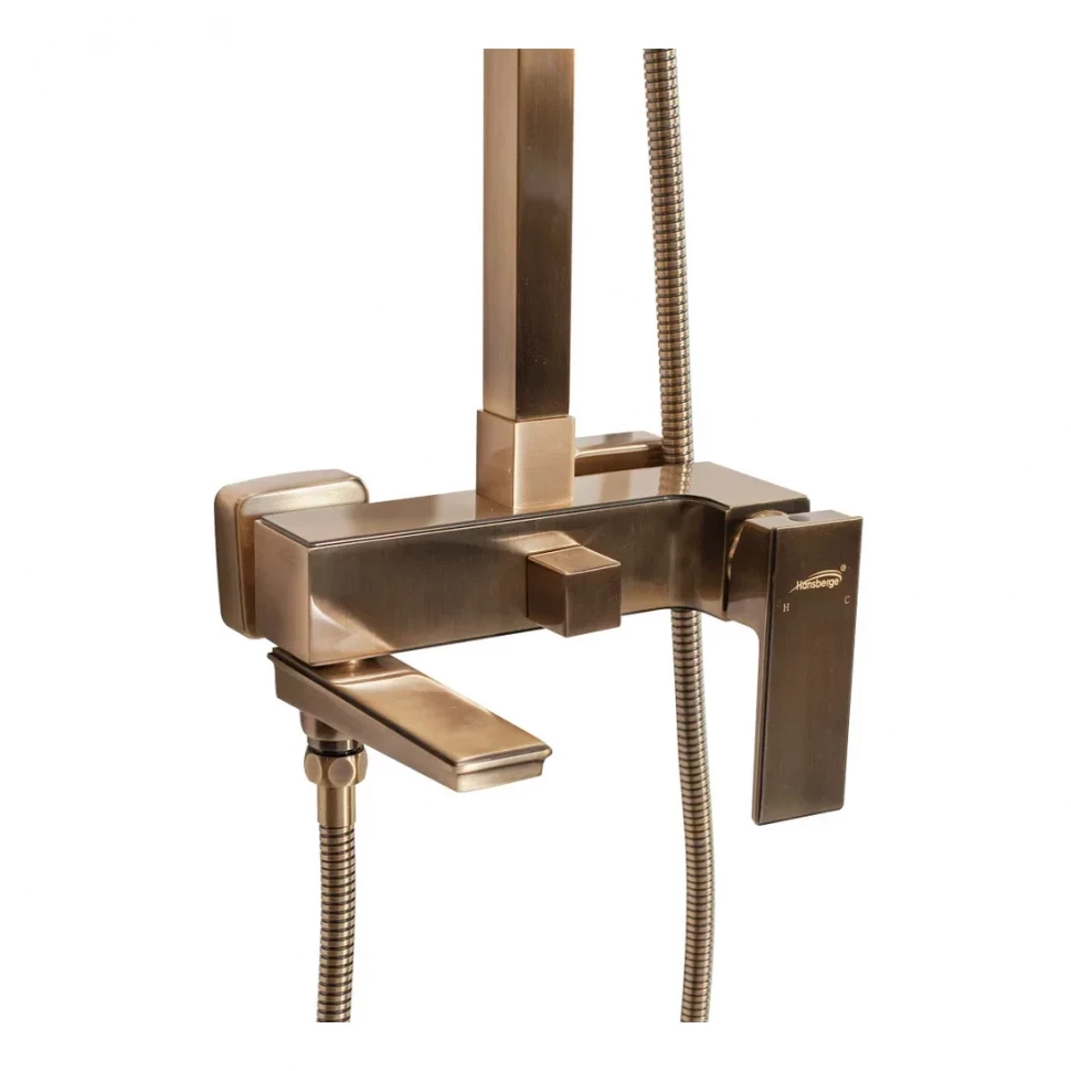 Душевая система Hansberge H5070, бронза